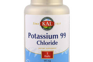 Калий хлорид Potassium Chloride KAL 99 мг 100 таблеток