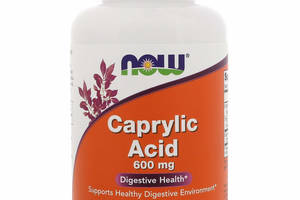 Каприловая кислота Caprylic Acid Now Foods 600 мг 100 капсул