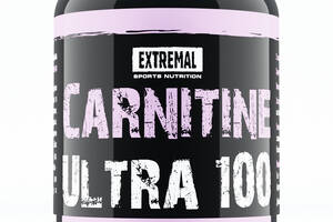 Карнитин для похудения 100 капсул 500 мг L-carnitine ultra Extremal Жиросжигатель для женщин мужчин Л-карнитин