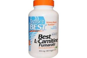 Карнитин Doctor's Best Best L-Carnitine Fumarate 855 mg 180 Veg Caps