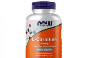 Карнитин NOW Foods L-Carnitine 500 mg 60 Veg Caps