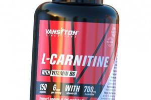 Карнитин с Витамином В6 L-Carnitine with Vitamin B6 Vansiton 150капс (02173002)