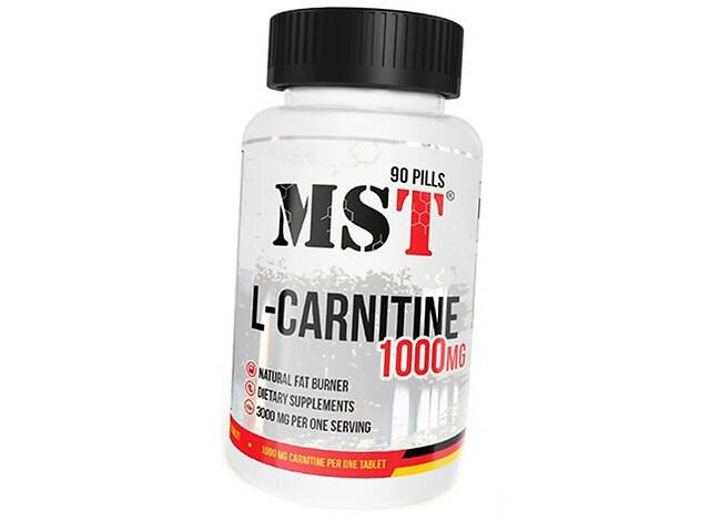 Карнитин Тартрат для похудения L-Carnitine 1000 MST 90таб (02288009)