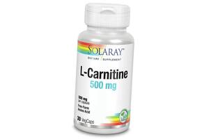 Карнитин Тартрат в капсулах L-Carnitine 500 Solaray 30вегкапс (02411002)