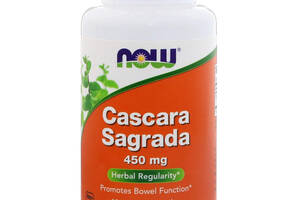 Каскара саграда Cascara Sagrada Now Foods 450 мг 100 капсул