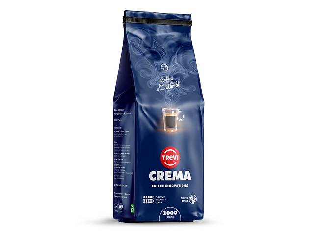 Кофе в Зернах Trevi Crema 50% Арабика 50% Робуста 1кг х 10 шт