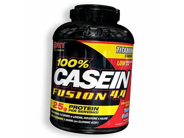 Казеиновый Протеин 100% Casein Fusion San 1982г Ванильный пудинг (29091004)
