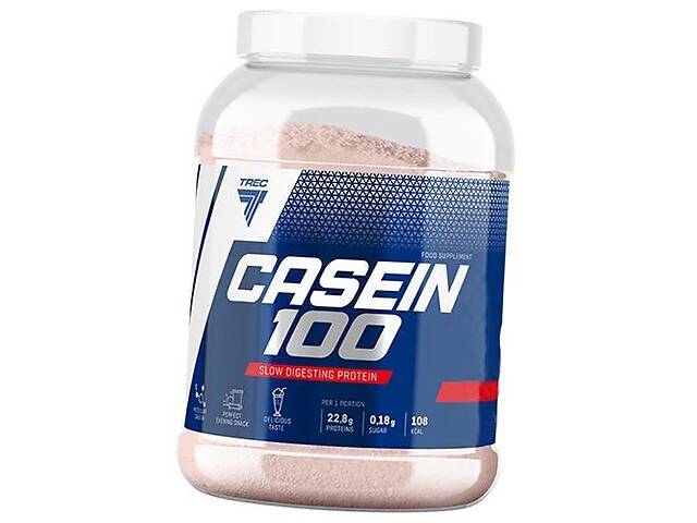 Казеиновый Протеин Casein 100 Trec Nutrition 1800 г Крем-ваниль (29101006)