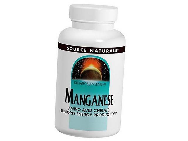 Хелат Марганца Manganese Source Naturals 250таб (36355078)