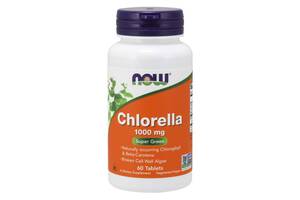 Хлорелла Chlorella Now Foods 1000 мг 60 таблеток