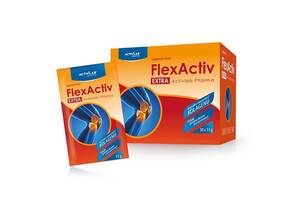 Хондропротектор для спорта Activlab Flexactiv extra Kolagen + Vitamin C 30 sachets 11 g Currants and Cranberries