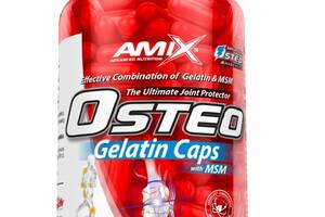 Хондропротектор для спорта Amix Nutrition OsteoGelatine + MSM 200 Caps