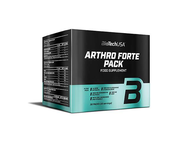 Хондропротектор (для спорта) BioTechUSA Arthro Forte Pack 30 packs