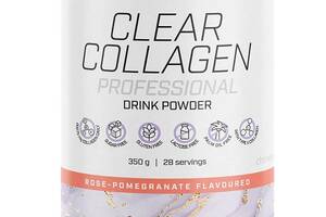 Хондропротектор для спорта BioTechUSA Clear Collagen Professional 350 g /28 servings/ Rose Pomegranate