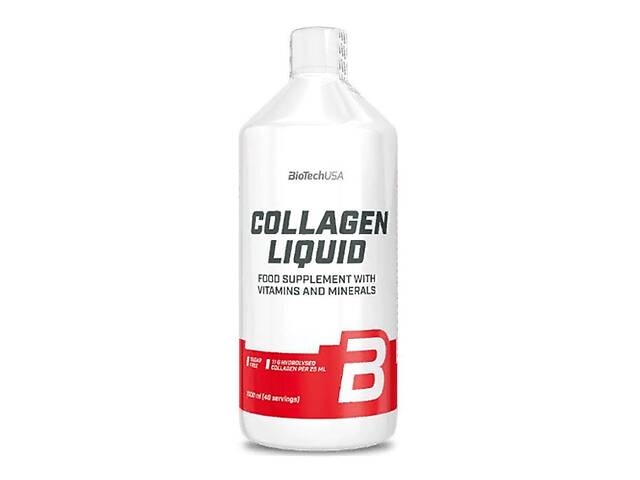 Хондропротектор (для спорта) BioTechUSA Collagen Liquid 1000 ml /40 servings/ Tropical Fruit