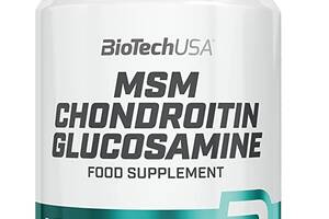 Хондропротектор для спорта BioTechUSA MSM Chondroitin Glucosamine 60 Tabs