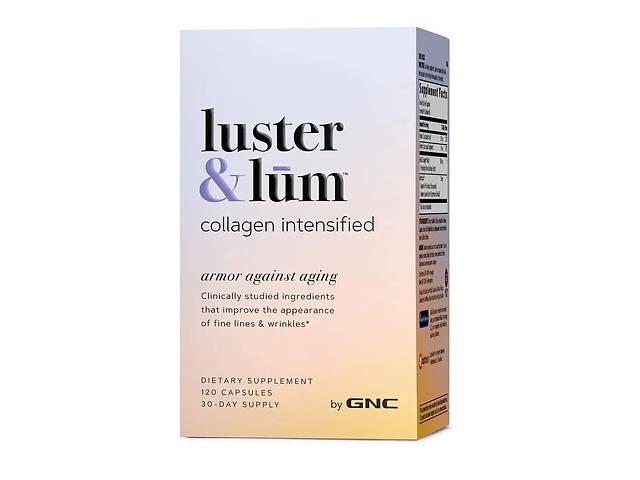 Хондропротектор для спорта GNC Luster & Lum Collagen Intensified 120 Caps