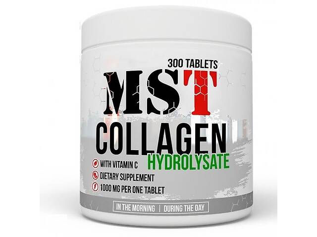 Хондропротектор (для спорта) MST Nutrition Collagen Hydrolysate 300 Tabs