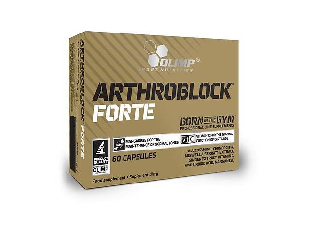 Хондропротектор для спорта Olimp Nutrition Arthroblock Forte Sport Edition 60 Caps