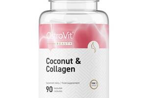 Хондропротектор для спорта OstroVit Coconut & Collagen 90 Caps