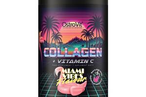 Хондропротектор для спорта OstroVit Collagen And Vitamin C 400 g /40 servings/ Miami Vibes