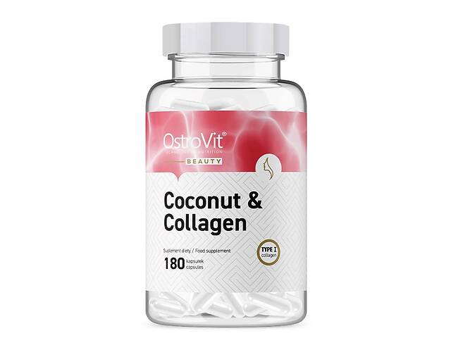 Хондропротектор для спорта OstroVit Collagen & MCT Oil from coconut 180 Caps