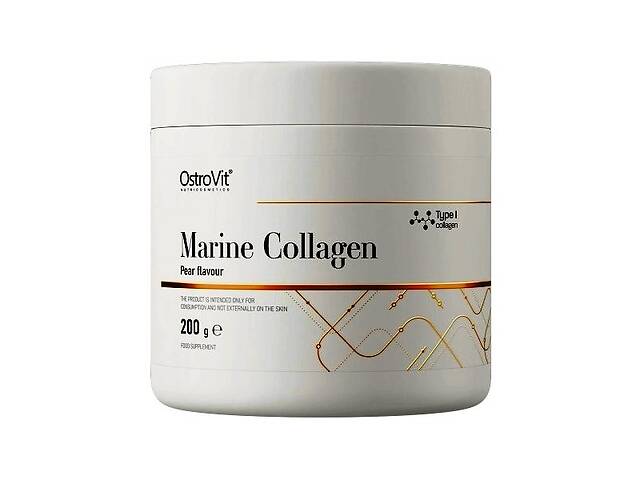 Хондропротектор (для спорта) OstroVit Marine Collagen 200 g /74 servings/ Pear