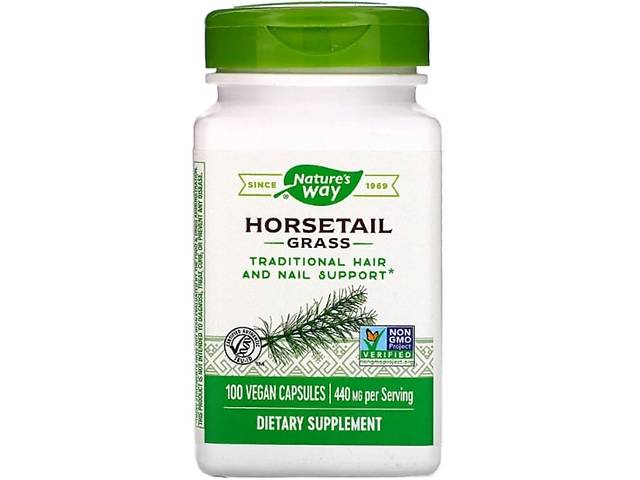 Хвощ Nature's Way Horsetail Grass 440 mg 100 Veg Caps NWY-14300