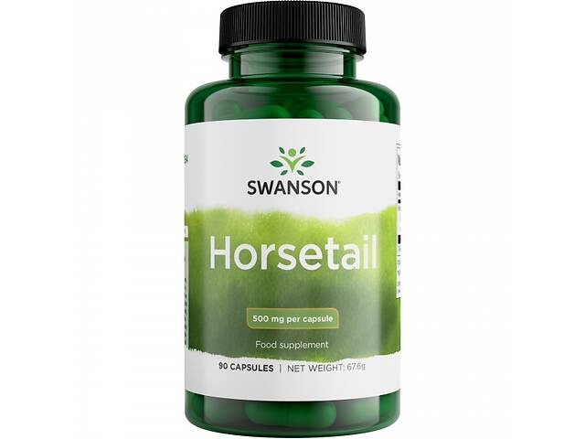 Хвощ Swanson Horsetail 500 mg 90 Caps