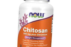 Хитозан с хромом Chitosan Plus Now Foods 120вегкапс (72128074)