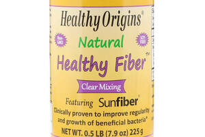 Клетчатка Healthy Origins Natural Healthy Fiber, Clear Mixing, 7.9 oz 225 g /30 servings/ HO38428