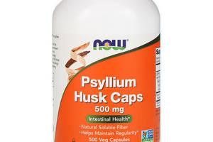 Клетчатка NOW Foods Psyllium Husk Cap 500 mg 500 Veg Caps NOW-05972