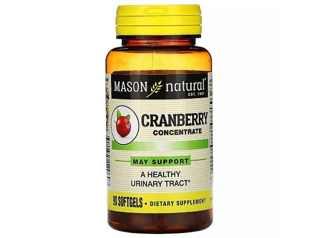 Клюква Mason Natural Cranberry Concentrate 90 Caps