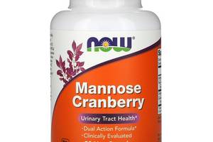 Клюква NOW Foods Mannose Cranberry 90 Veg Caps