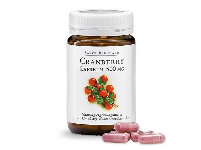 Клюква Sanct Bernhard Cranberry 500 mg 90 Caps