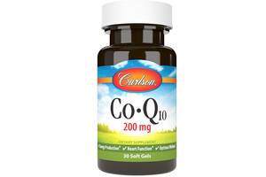 Коэнзим Carlson Labs CoQ10 200 mg 30 Soft Gels