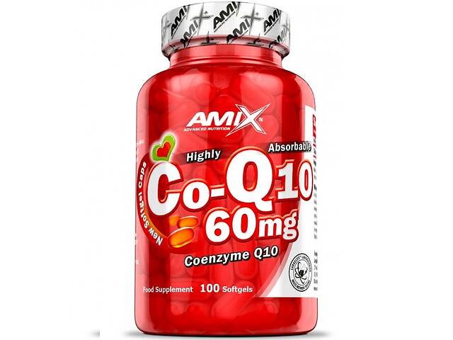 Коэнзим для спорта Amix Nutrition Coenzyme Q10 60 mg 100 Softgels
