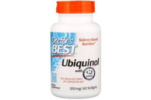 Коэнзим Doctor's Best Ubiquinol with Kaneka 100 mg 60 Softgels DRB-00205