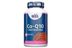 Коэнзим Haya Labs Co-Q10 60 mg & Red Yeast Rice 500 mg 60 Caps