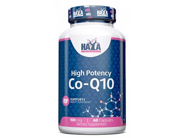 Коэнзим Haya Labs High Potency Co-Q10 100 mg 60 Caps