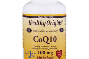 Коэнзим Healthy Origins CoQ10 100 mg 150 Softgels HO35017