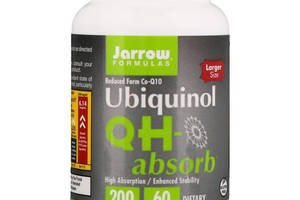 Коэнзим Jarrow Formulas Ubiquinol QH-Absorb 200 mg 60 Softgels