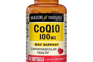 Коэнзим Mason Natural CO Q10 100 mg 30 Caps