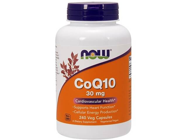 Коэнзим NOW Foods CoQ10 30 mg 240 Veg Caps