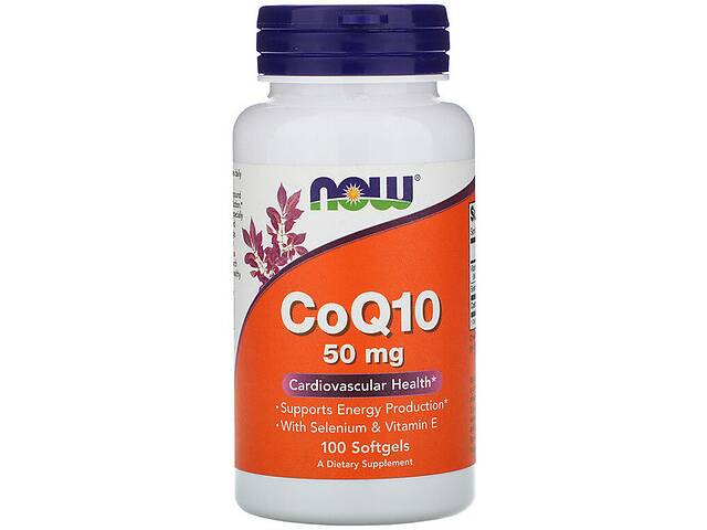 Коэнзим NOW Foods CoQ10 50 mg 100 Softgels NOW-03193