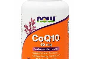 Коэнзим NOW Foods CoQ10 60 mg 180 Veg Caps