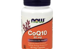 Коэнзим NOW Foods CoQ10 60 mg 60 Veg Caps