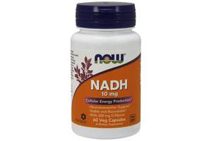 Коэнзим NOW Foods NADH 10 mg 60 Veg Caps