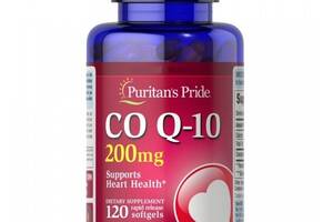 Коэнзим Puritan's Pride CO Q10 200 mg 120 Softgels