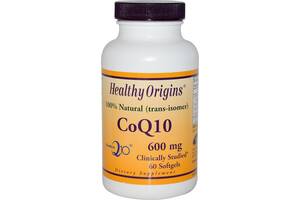 Коэнзим Q10 600мг, Healthy Origins, 60 желатиновых капсул